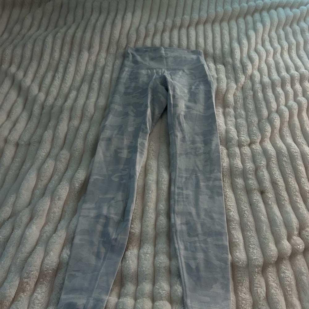 lululemon athletica Gray Camo Leggings